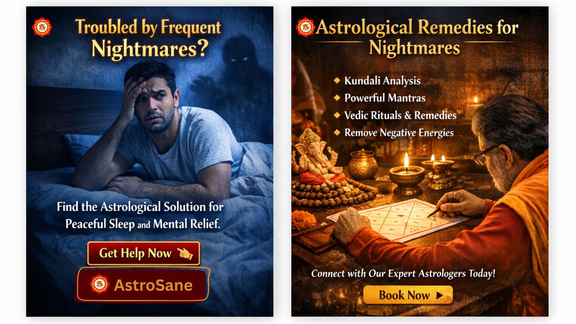 बार-बार बुरे सपने आते हैं? जानें कारण और समाधान | AstroSane