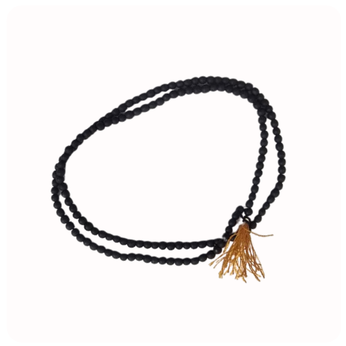 Karungali Mala 6mm – Original Karungali Wood Prayer Beads for Protection & Positivity