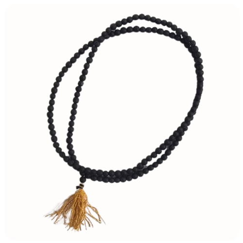 Karungali Mala 4mm – Original Karungali Wood Prayer Beads for Protection & Daily Wear